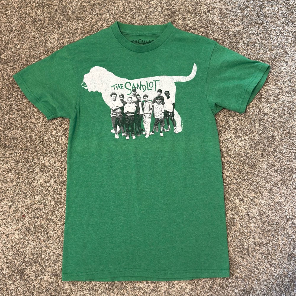 The Sandlot green tshirt, Size S Adult